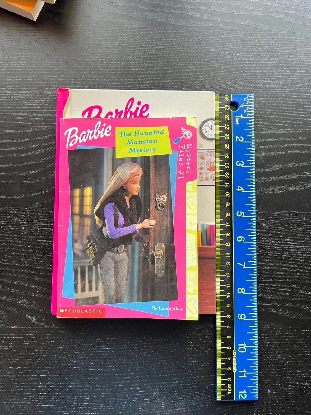 Vintage Barbie Book Lot: The Class Act Hardcover & Haunted Mansion Mystery Paper